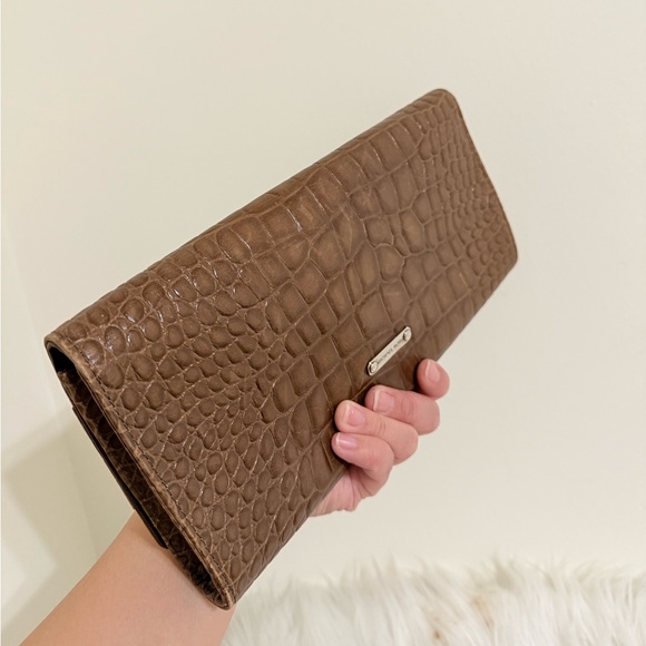 Michael Kors Embossed Leather Clutch - Picture 7 of 7